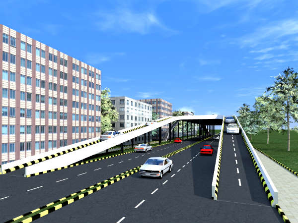 Elevated parking space Elevated parking space