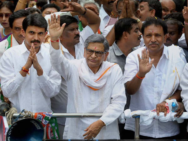 ಎಸ್.ಎಂ.ಕೃಷ್ಣ ಬೆಂಬಲ