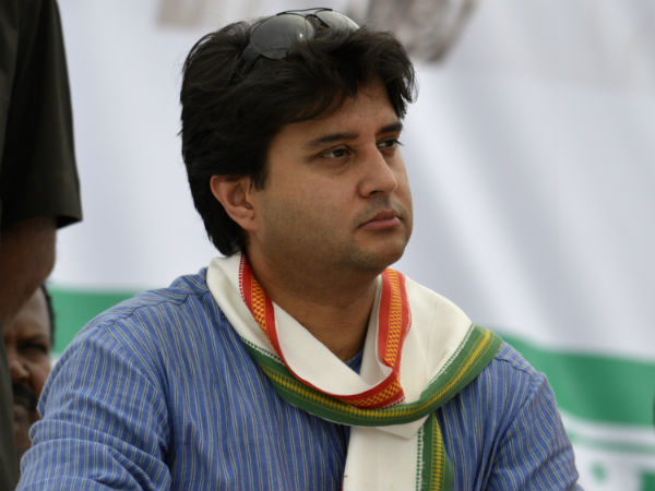 ಕಾಂಗ್ರೆಸ್ಸಿನ ಜ್ಯೋತಿರಾಧ್ಯ ಸಿಂಧಿಯಾ ಮಂಕು