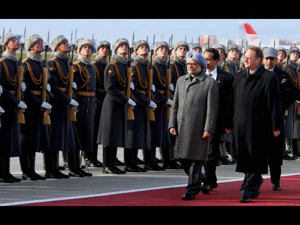 ಮಾಸ್ಕೋದಲ್ಲಿ ಪ್ರಧಾನಿ ಸಿಂಗ್