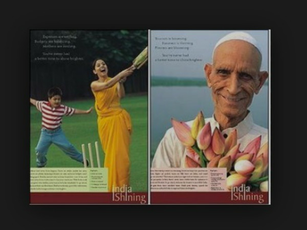 'ಭಾರತ ಪ್ರಜ್ವಲಿಸುತ್ತಿದೆ' ಎಂದಿದ್ದ ಬಿಜೆಪಿ