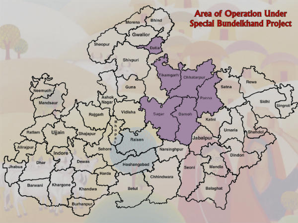 ಬುಂದೇಲ್‌ ಖಂಡ್‌ ಭಾರತದ ನಟ್ಟನಡುವಿನ ಪ್ರದೇಶ