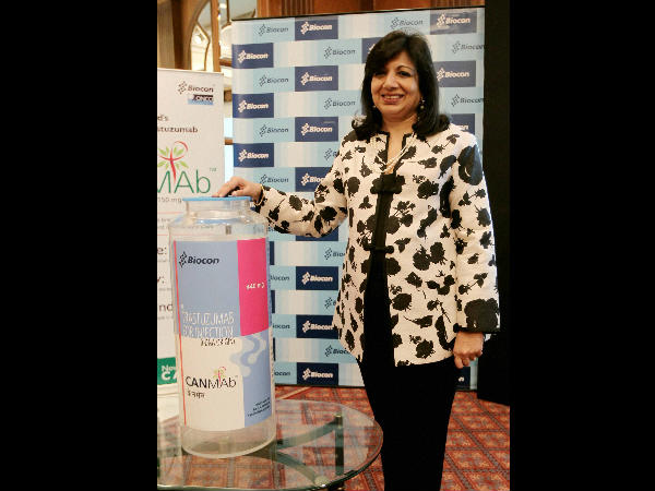 ಬಯೋಕಾನ್ : ಕಡಿಮೆ ಬೆಲೆಯಲ್ಲಿ ಸ್ತನ ಕ್ಯಾನ್ಸರ್ ಔಷಧಿ