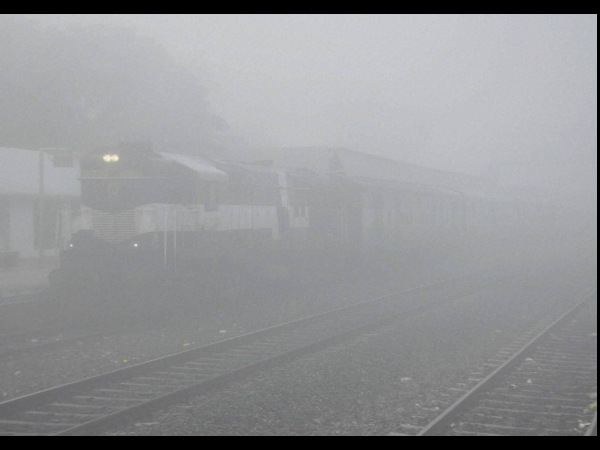 ರಾಜಸ್ಥಾನದಲ್ಲಿ ಮಂಜು ಮುಸುಕಿದ ವಾತಾವರಣ