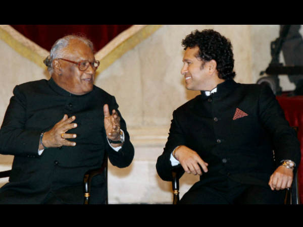 ಭಾರತ ರತ್ನ ಸಿಎನ್ ಆರ್ ರಾವ್ ಹಾಗೂ ಸಚಿನ್