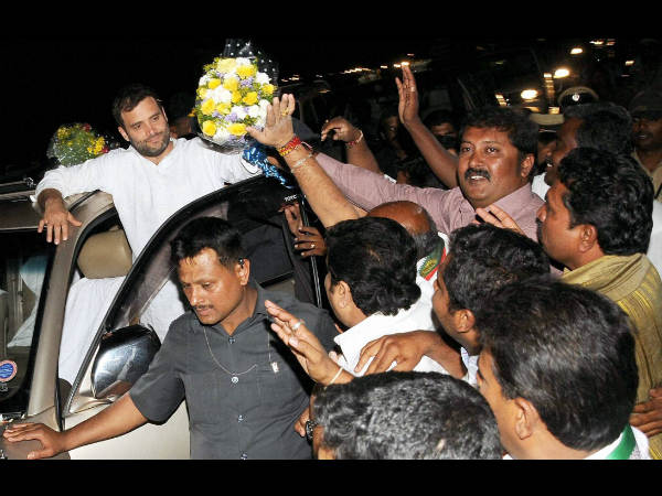 ರಾಹುಲ್ ಗಾಂಧಿ ರೋಡ್ ಶೋ ಚಿತ್ರ