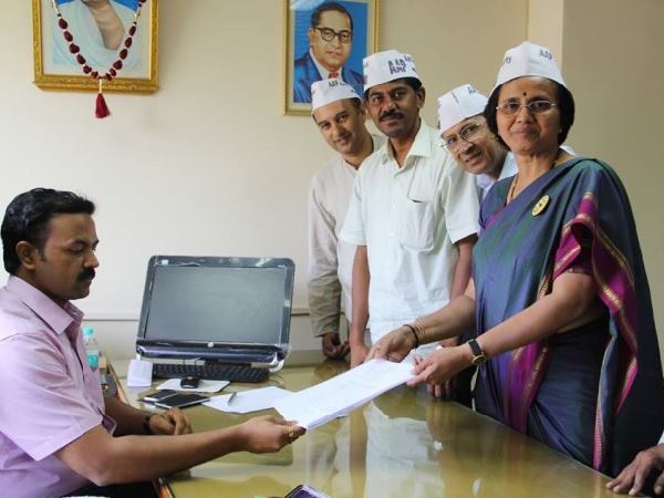 ನೀನಾ ನಾಯಕ್ ನಾಮಪತ್ರ ಸಲ್ಲಿಕೆ