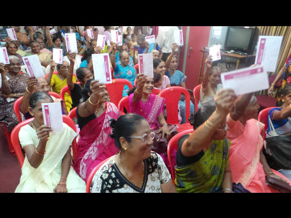 ವಯೋವೃದ್ಧ ವಿಧವೆ, ವಿಧುರರ ಶಿಬಿರದ ಚಿತ್ರ