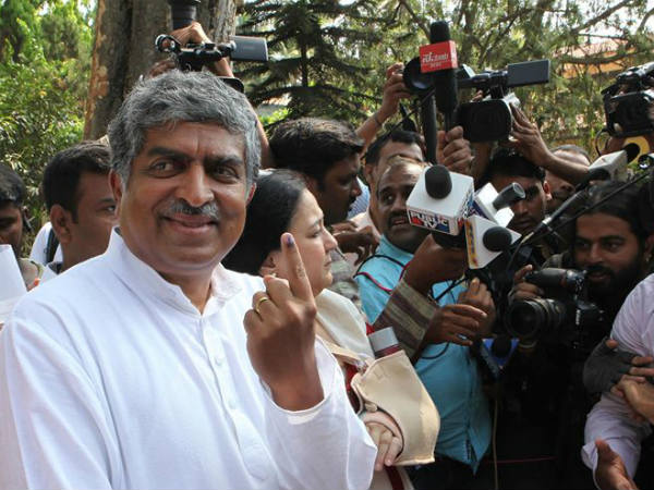 ಬೆಂ.ದ. ಕಾಂಗೈ ಅಭ್ಯರ್ಥಿ ನಿಲೇಕಣಿ ಅಚಾತುರ್ಯ 