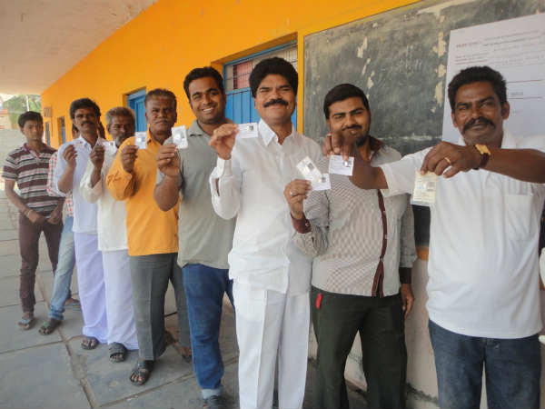 ಸೋಮಶೇಖರ ರೆಡ್ಡಿ ಮತದಾನ