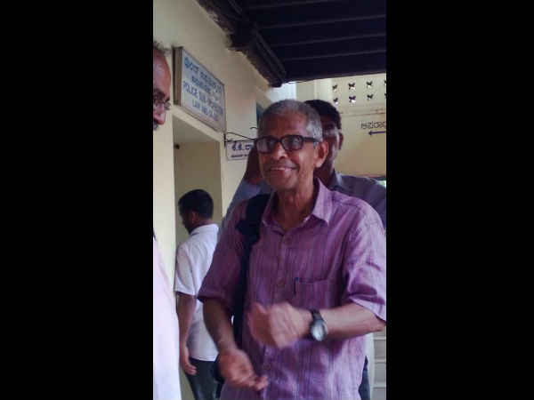 ಕೆಕೆಎಸ್ ವಿ ಭಟ್ಟರ ಮೇಲೆ ಸಗಣಿ ಎಸೆತ