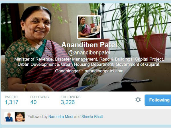 ಆನಂದಿಬೆನ್ ರಾಜಕೀಯ ಪ್ರವೇಶವೇ ಸಾಹಸಮಯ