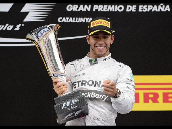 ರೇಸ್ ನ ಮೊದಲ ಹತ್ತು ಸ್ಥಾನಗಳು