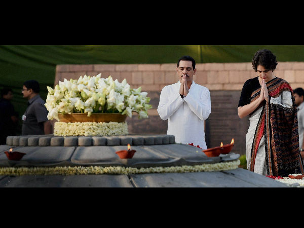 ವೀರ್ ಭೂಮಿಯಲ್ಲಿ ರಾಜೀವ್ ಪುತ್ರಿ ಪ್ರಿಯಾಂಕಾ