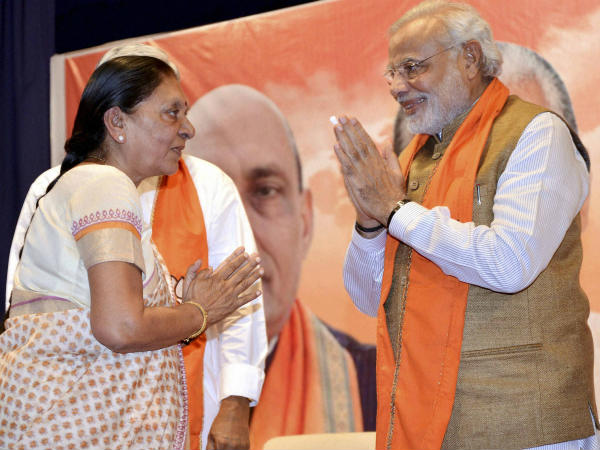 Narendra Modi, Anandiben Patel 