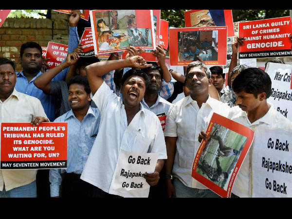 ದೆಹಲಿ ತಮಿಳ್ ಯುವಕರ ಪ್ರತಿಭಟನೆ