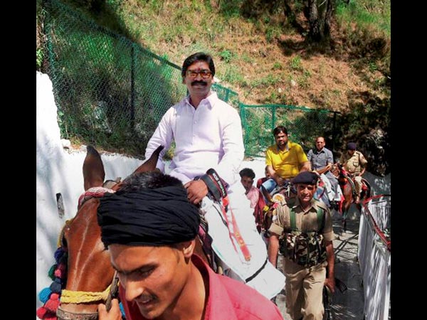 ಜಾರ್ಖಂಡ್ ಸಿಎಂ ವೈಷ್ಣೋದೇವಿ ಪ್ರವಾಸ