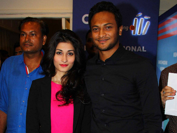 ಸಮಾರಂಭಕ್ಕೆ ಶಕೀಬ್ ಅಲ್ ಹಸನ್ ಆಗಮನ