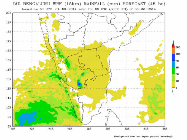 rain fall report 48 hours 