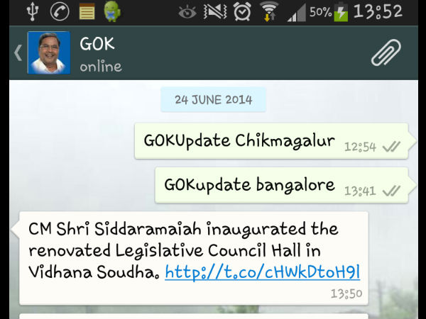 Get Latest news updates of GOK from WhatsApp Get Latest news updates of GOK from WhatsApp