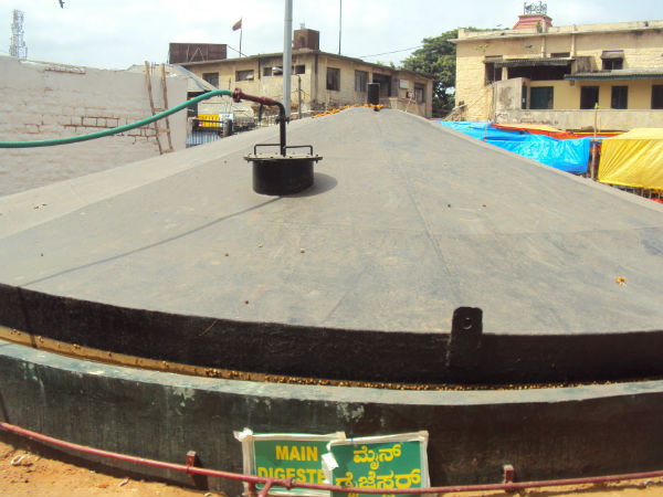  ಗುಮ್ಮಟಕಾರದ ಟ್ಯಾಂಕ್‌ನಲ್ಲಿ ಅನಿಲ ಉತ್ಪಾದನೆ