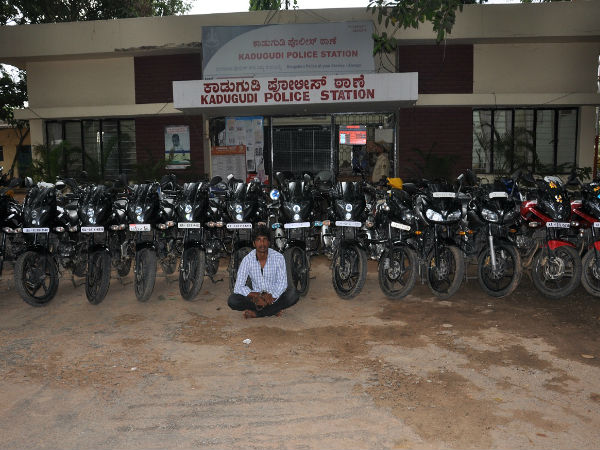 Kadugodi police bike thives 
