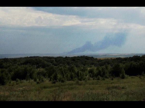 ಉಕ್ರೇನ್ ಗಡಿಯಲ್ಲಿ ಹಬ್ಬಿದ ಹೊಗೆ