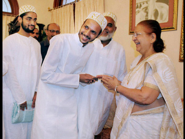 ಸ್ಪೀಕರ್ ಸುಮಿತ್ರಾ ಮಹಾಜನ್ ಈದ್ ಶುಭ ಹಾರೈಕೆ