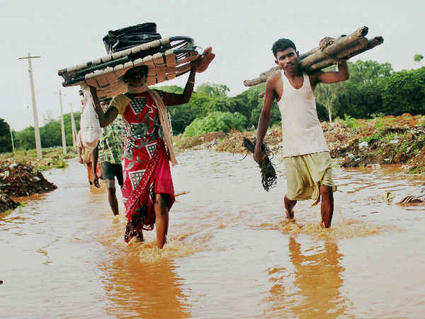 ಕಟಕ್ ನ ಪ್ರವಾಹದ ಚಿತ್ರ