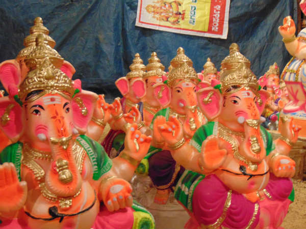 ದೊಡ್ಡ ಗಣಪತಿಗಳಿಗೆ ಕುಂದಿದ ಬೇಡಿಕೆ 