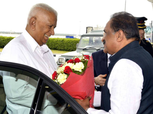 ಬೆಂಗಳೂರಿಗೆ ಆಗಮಿಸಿದ ವಜುಭಾಯ್ ವಾಲಾ