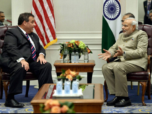 ನ್ಯೂಯಾರ್ಕ್ ಗವರ್ನರ್ ಜೊತೆ ಮೋದಿ
