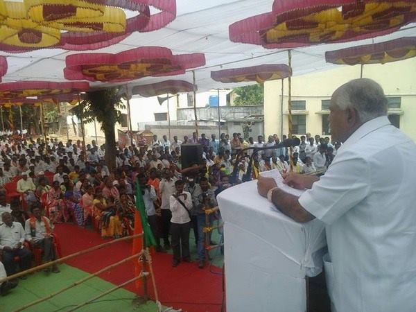 ಪ್ರಚಾರದಲ್ಲಿ ಪಾಲ್ಗೊಂಡ ಬಿ.ಎಸ್.ಯಡಿಯೂರಪ್ಪ