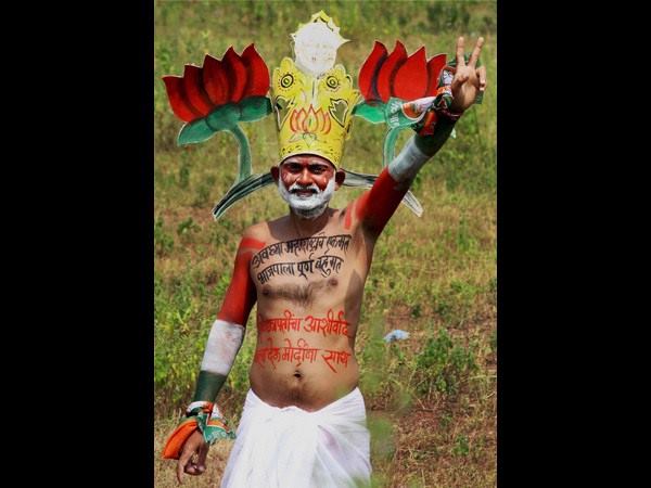 ಗಮನ ಸೆಳೆದ ಮೋದಿ ಅಭಿಮಾನಿ