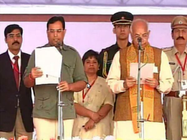 ಸಿಎಂ ರೇಸಿನಲ್ಲಿದ್ದ ಕ್ಯಾಪ್ಟನ್ ಕ್ಯಾಬಿನೆಟ್ ಗೆ ಸಿಎಂ ರೇಸಿನಲ್ಲಿದ್ದ ಕ್ಯಾಪ್ಟನ್ ಕ್ಯಾಬಿನೆಟ್ ಗೆ