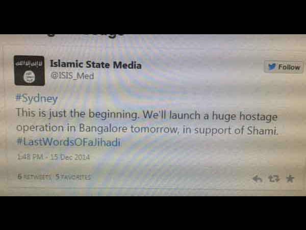 ISIS Tweet