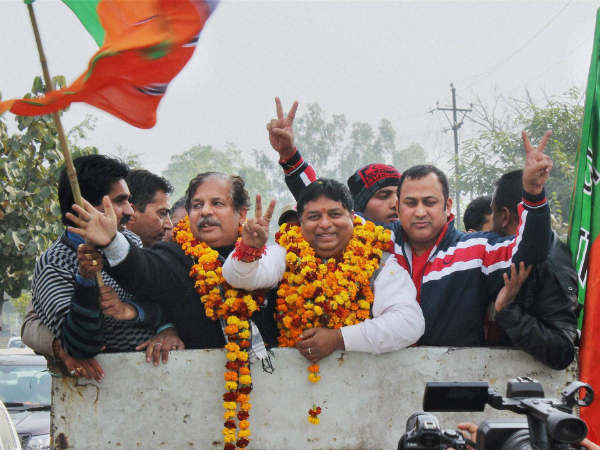 ಗೆದ್ದ ಅಭ್ಯರ್ಥಿಯ ಅದ್ದೂರಿ ಮೆರವಣಿಗೆ