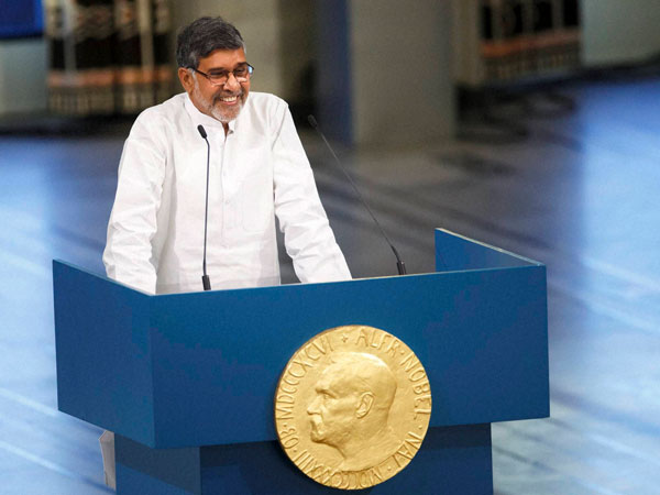 ಕೈಲಾಶ್ ಸತ್ಯಾರ್ಥಿ ಅವರಿಗೆ ನೊಬೆಲ್