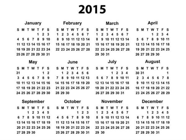 Most of the Holidays in the year 2015, falls on close to weekends