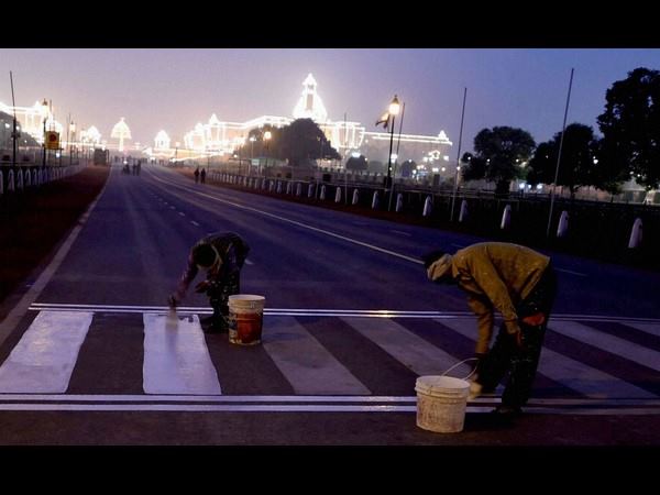 ರೈಸಿನಾ ಹಿಲ್ಸ್ ನಲ್ಲಿ ಗಣತಂತ್ರ ದಿನಕ್ಕಾಗಿ ತಯಾರಿ