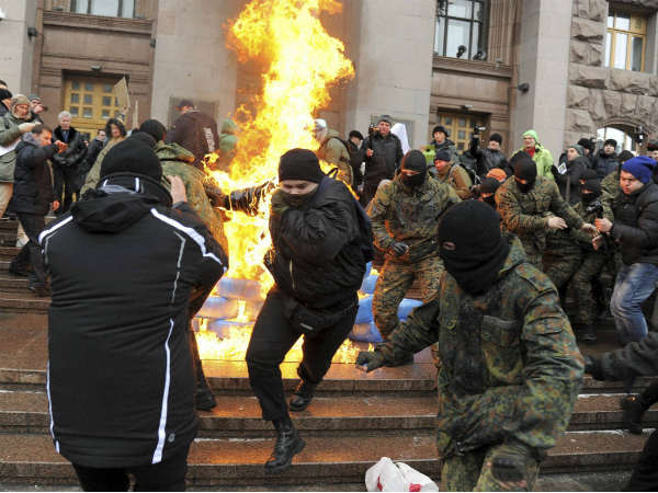 ಉಕ್ರೇನ್‌ನಲ್ಲಿ ಪ್ರತಿಭಟನೆ