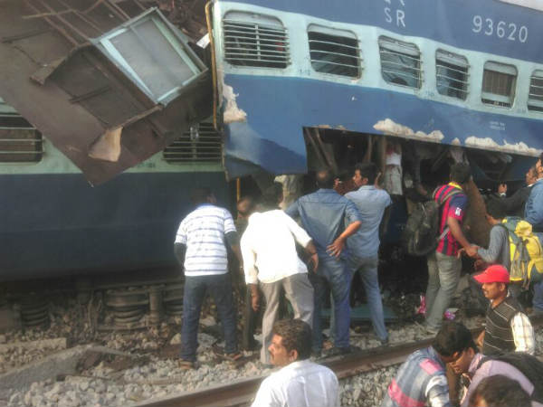 ಹಳಿ ತಪ್ಪಿದ ಬೆಂಗಳೂರು-ಎರ್ನಾಕುಲಂ ರೈಲು 