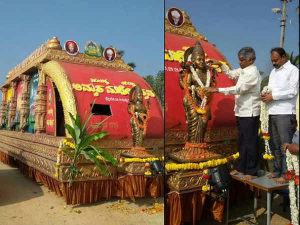 ಮಂಡ್ಯ ಹಬ್ಬಕ್ಕೆ ಆಕರ್ಷಕ ಪ್ರಚಾರ ರಥ