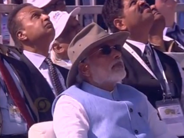 modi in air show