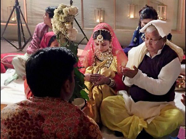 ಪುತ್ರಿ ರಾಜ್ ಲಕ್ಷ್ಮಿ ಜೊತೆ ಲಾಲೂ ಪ್ರಸಾದ್