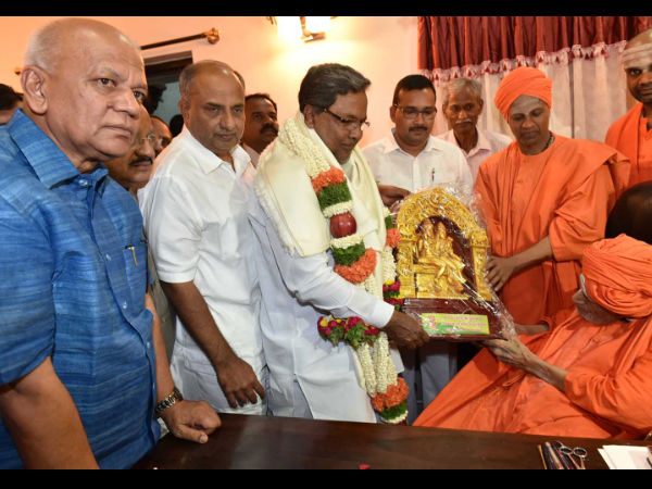 CM Siddaramaiah demands Bharat Ratna for Siddaganga Seer