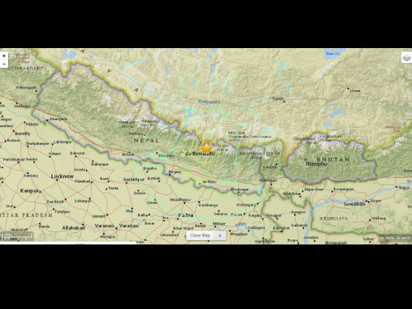 Strong tremors were felt in Delhi Strong tremors were felt in Delhi