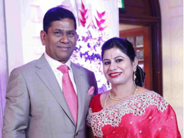 Kingpin Santiago Martin and his wife Leemarose 