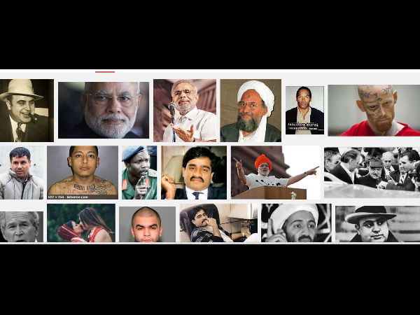 ಲಾಡೆನ್, ದಾವೂದ್ ಜೊತೆಗೆ ಮೋದಿ ಚಿತ್ರ 