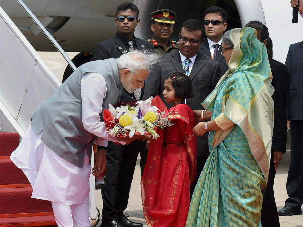ಮೋದಿಗೆ ಸಾಂಪ್ರದಾಯಿಕ ಸ್ವಾಗತ